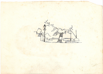 CMO00300-243 Binnenhaven met straatlantaarn